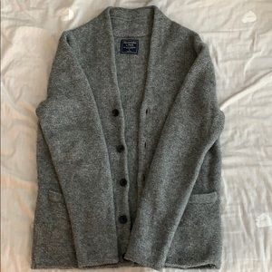 Mens Cardigan Sweater A&F
